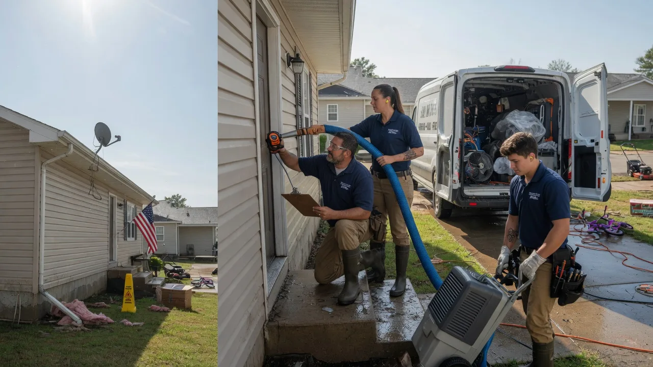 Ceiling Water Damage Restoration in Fork Union, VA near me